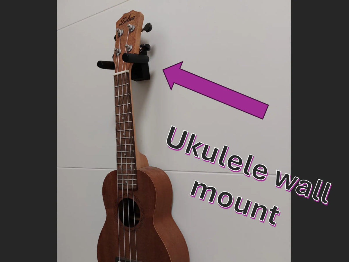 Support mural pour ukulélé - Support mural pour guitare - Music Print