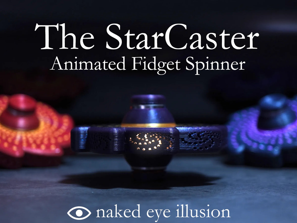 Illusion de Fidget Spinner (animée) - Jeux Print