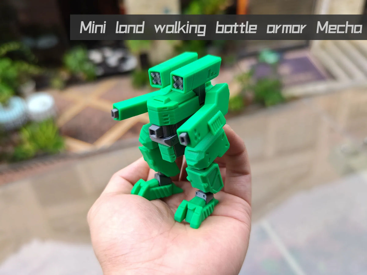 Mini-mécha terrestre de combat - Figurine Print
