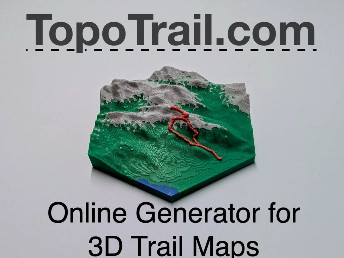 TopoTrail – Générateur en ligne de cartes de sentiers 3D - Outdoor Print
