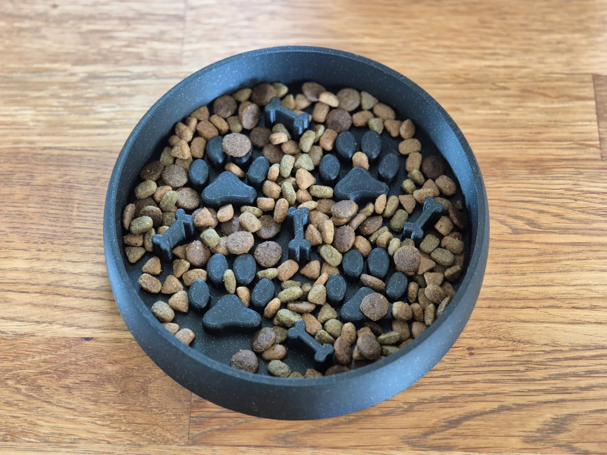 "Pattes & Os" Gamelle Lente pour Chiens - Pet Print