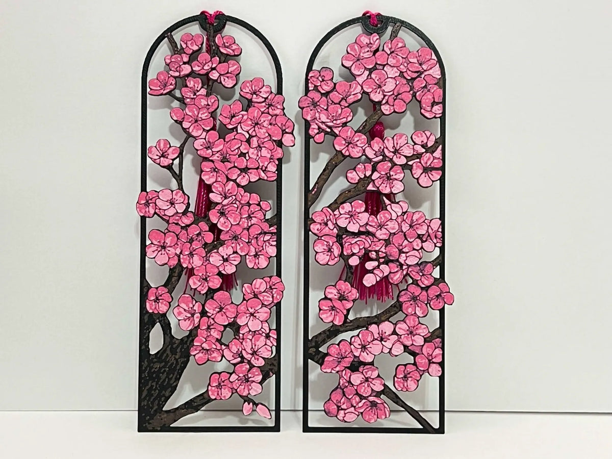 Ensemble de marque-pages Fleurs épanouies - Personnalisation des couleurs - Art Print