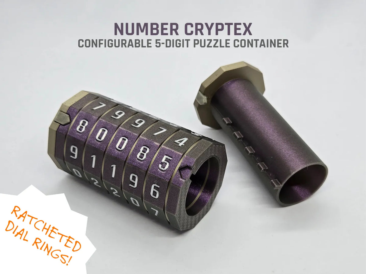 Cryptex numérique — contenant de puzzle configurable - Cadeau Print