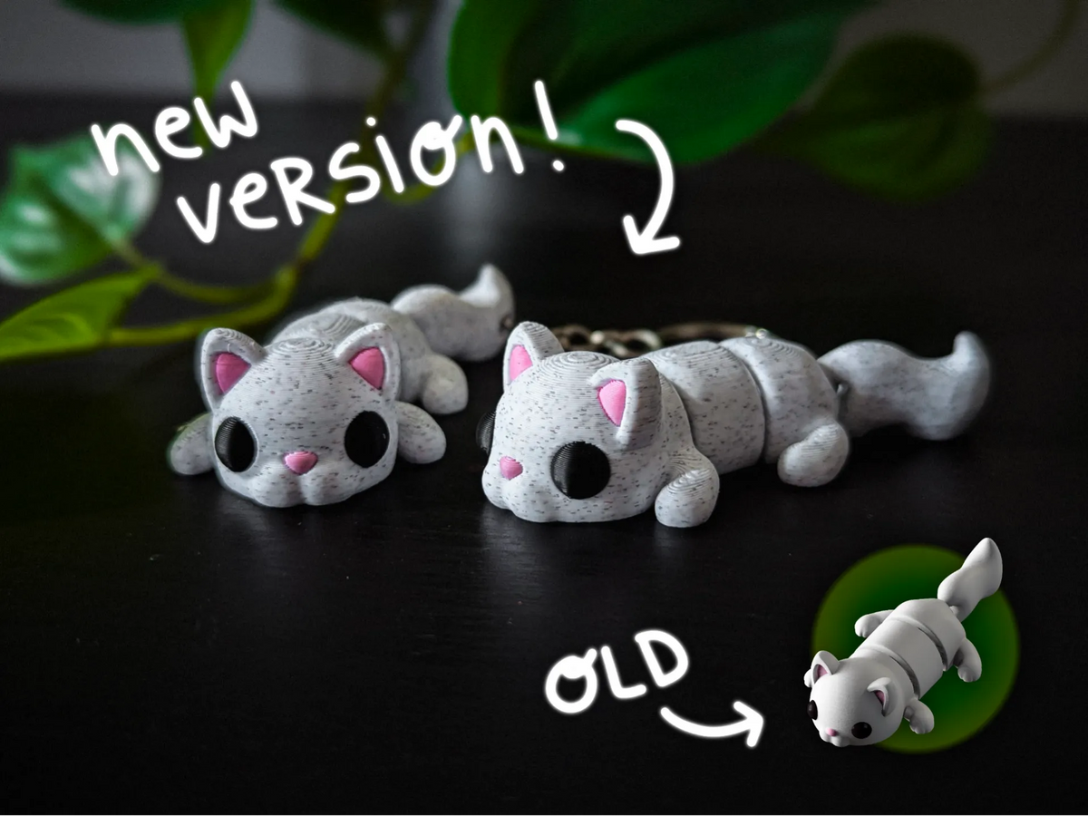 Chat Flexi (Nouvelle Conception !) - Figurine Print