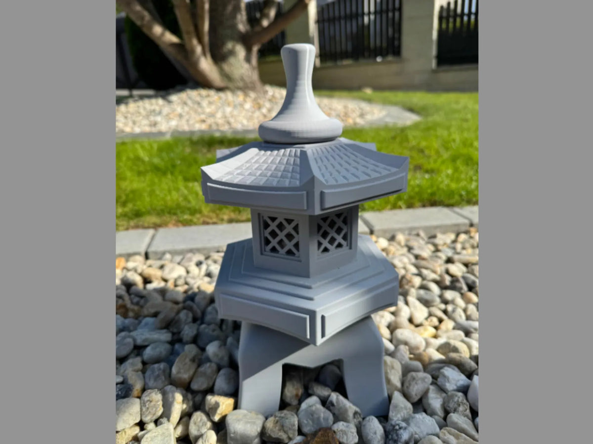 Lanterne de jardin style maison japonaise - Lumière Print