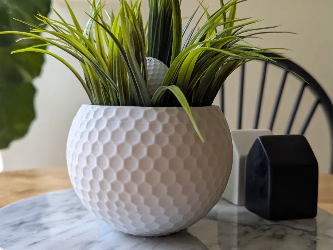 Jardinière balle de golf 3,5" - Sport Print