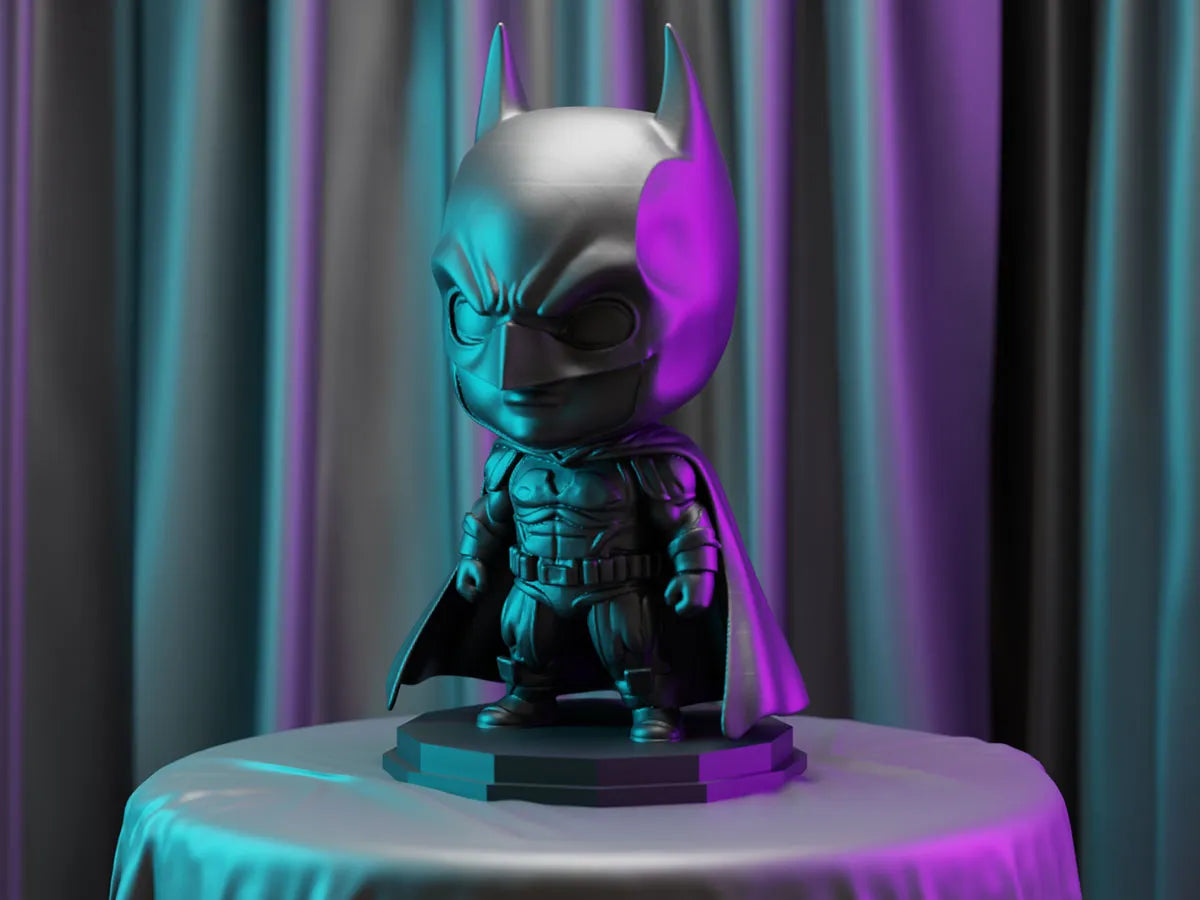 La figurine chibi inspirée de Batman, le Chevalier Noir - Figurine Print