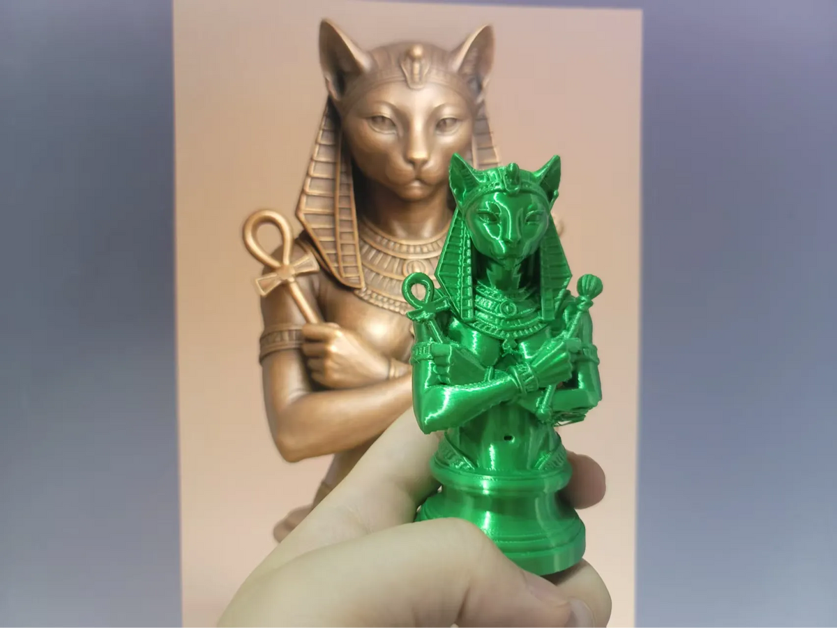 Statuette de Bastet, déesse de l'Égypte antique - Maquette Print