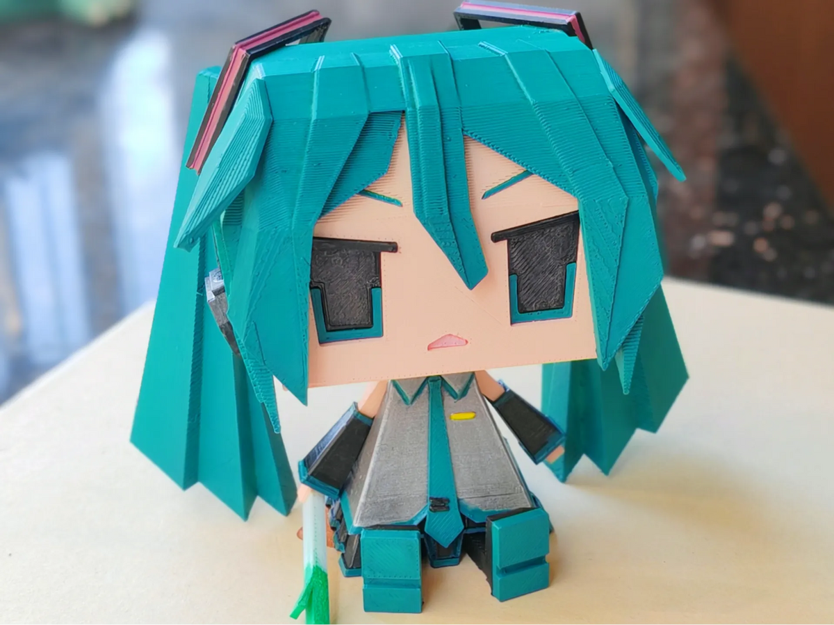 Hatsune Miku en pixel art - Geek Print