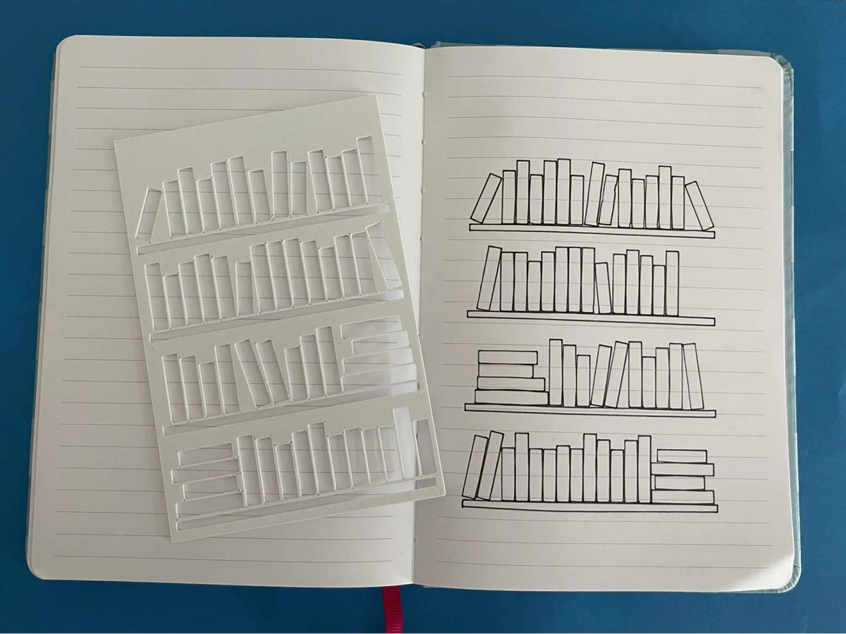 Modèle de planificateur/journal à points pour suivre ses lectures - Voyage Print