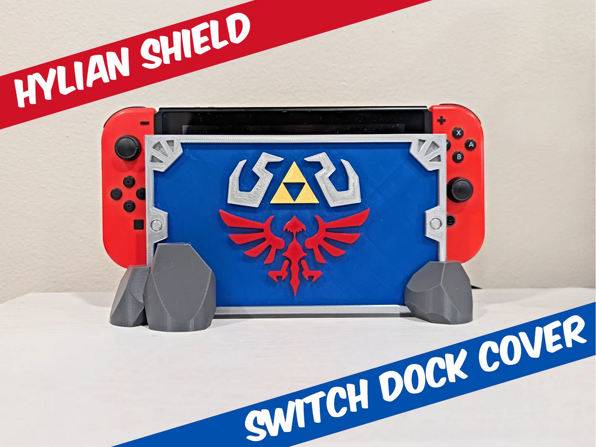 Protection pour station d'accueil Nintendo Switch, Écusson Hylien - Tech Print