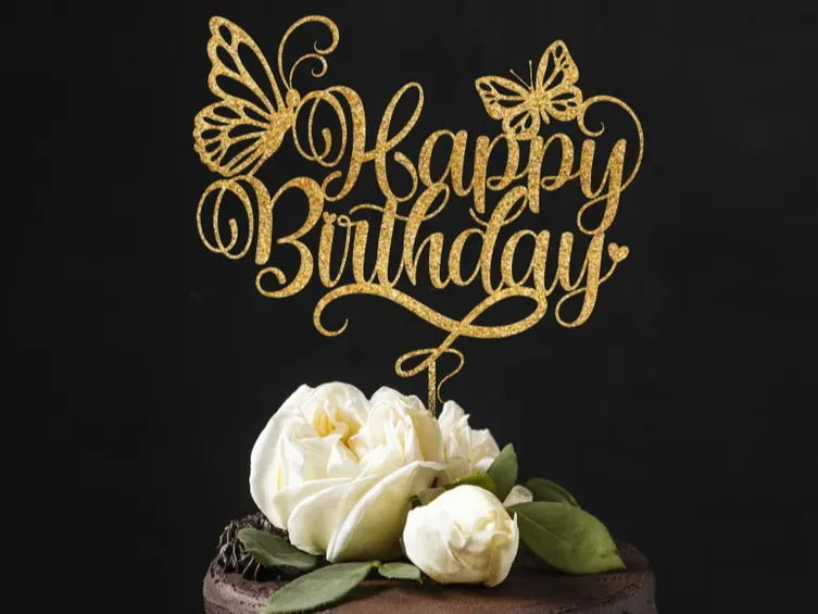 Décor de gâteau Joyeux Anniversaire - Fêtes Print
