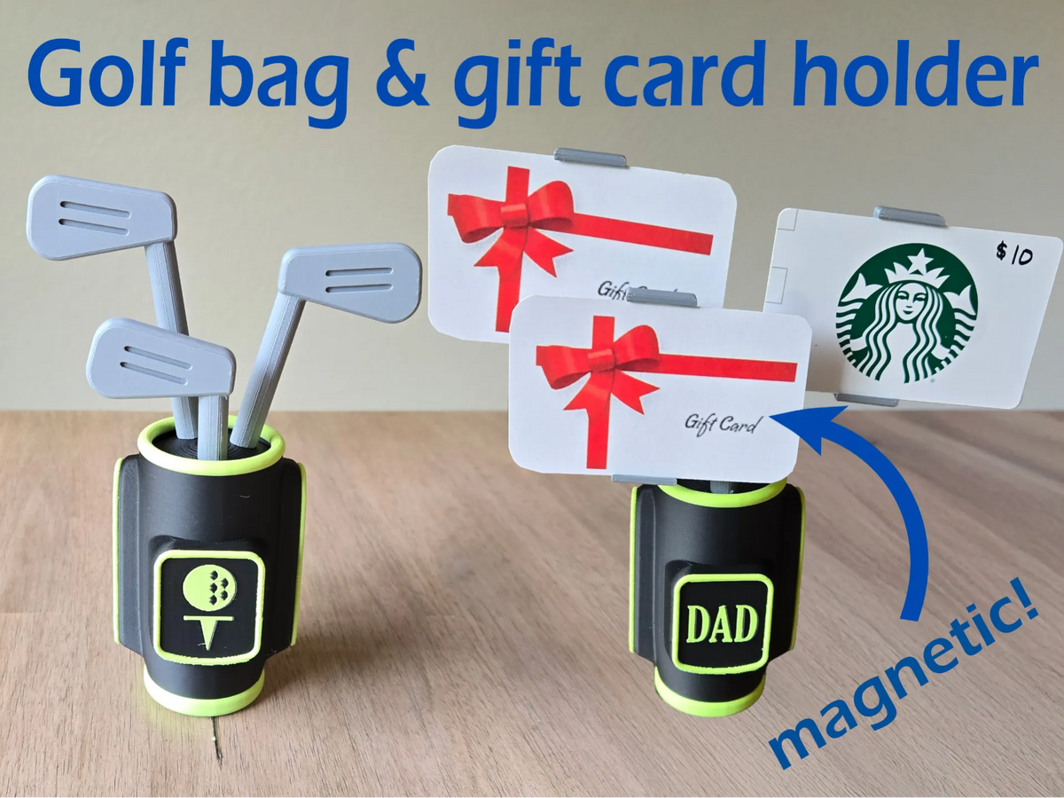 Housse de club de golf et porte-cartes cadeau - Sport Print