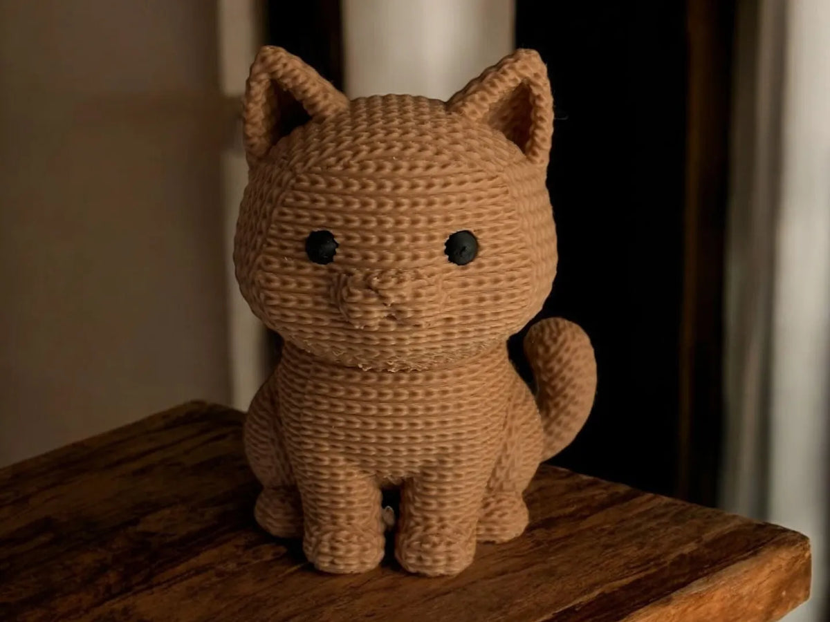 Adorable Chat Tricoté - Geek Print