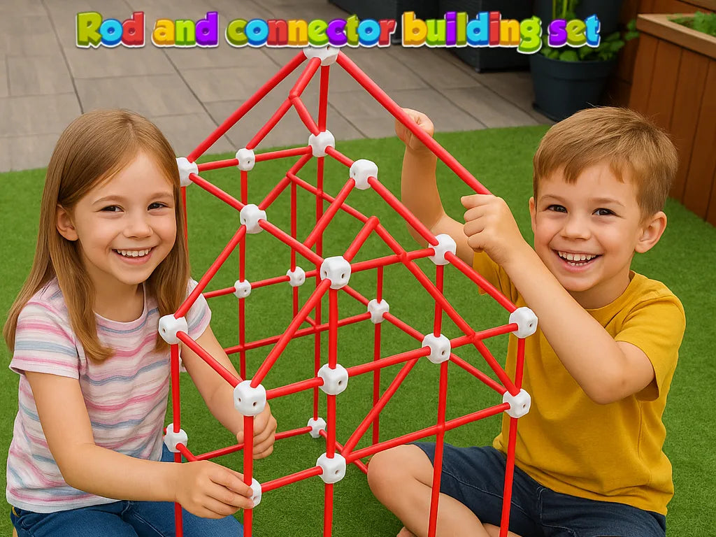 Ensemble de construction avec tiges et connecteurs - Bébé Print