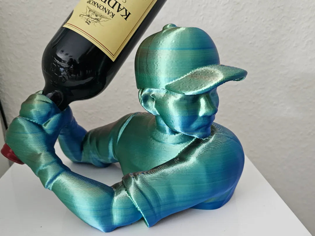 Porte-bouteille de vin pour frappeur de baseball - Cuisine Print
