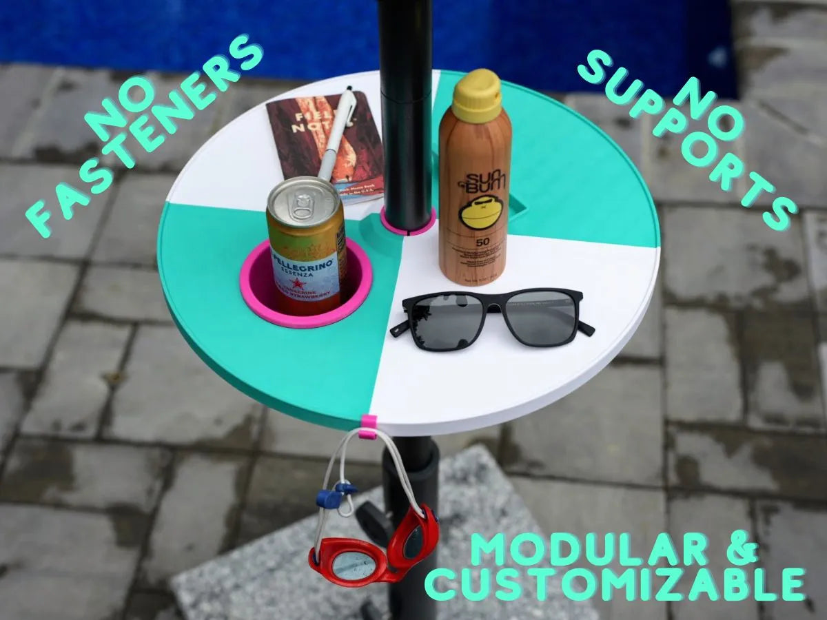 Table de Parasol Modulaire pour Plage / Piscine - Outdoor Print