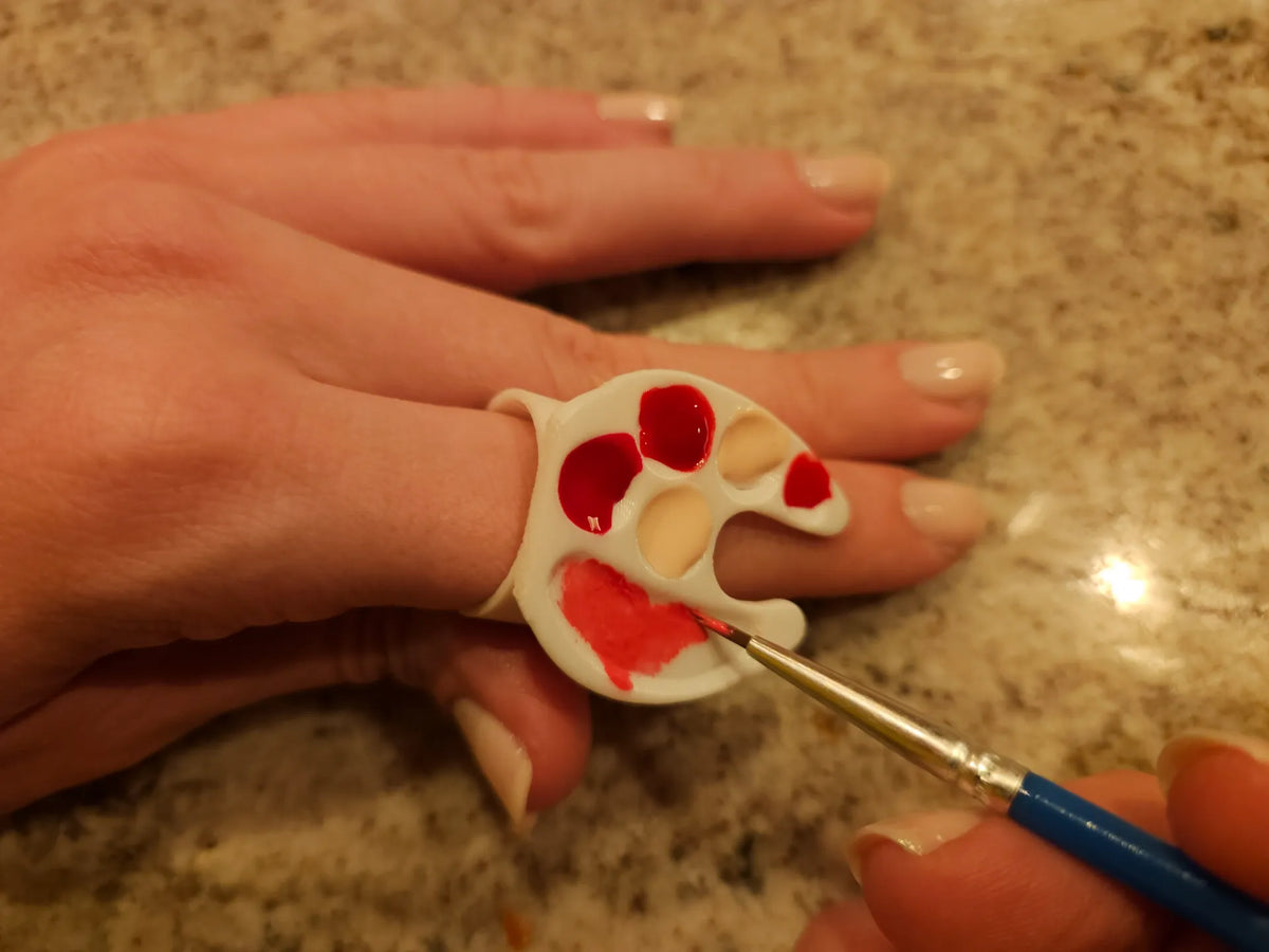 Bague palette pour nail art - Beauté Print
