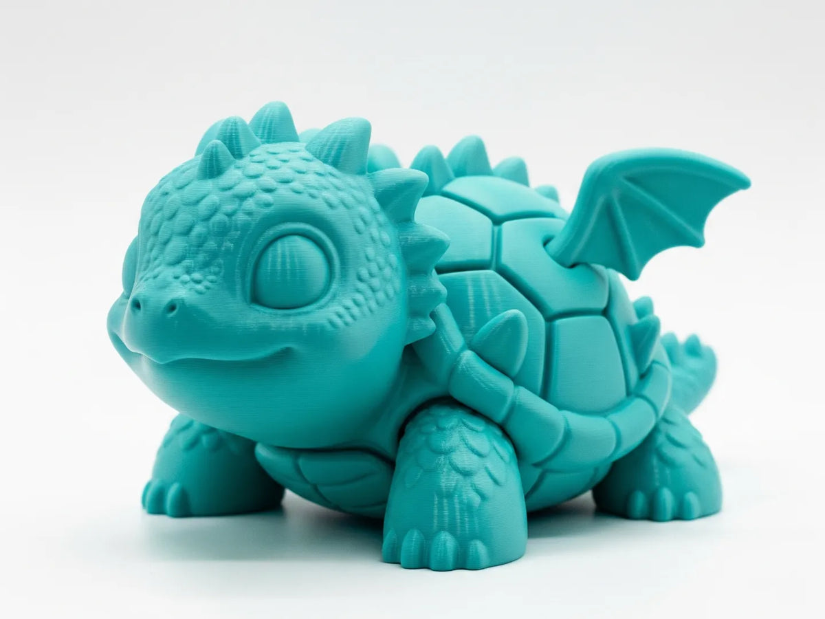 Adorable Tortue Dragon - Geek Print