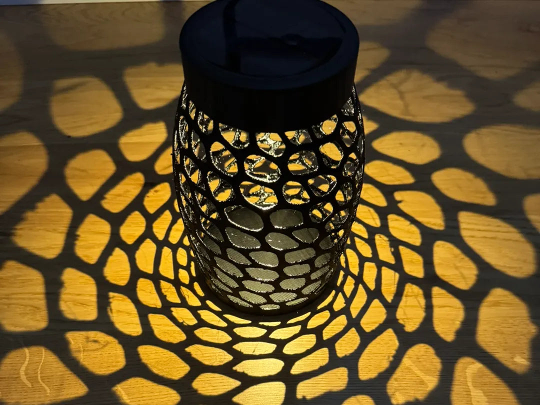 Lampe Solaire Polygone – Conçue pour les Nuits d'Été - Lumière Print
