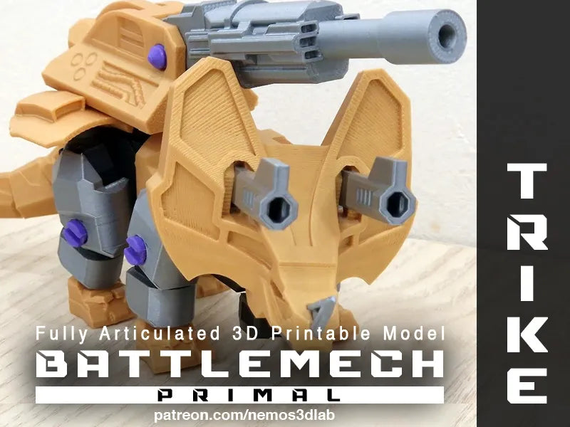 BattleMech Primal - Tricycle - Vélo Print