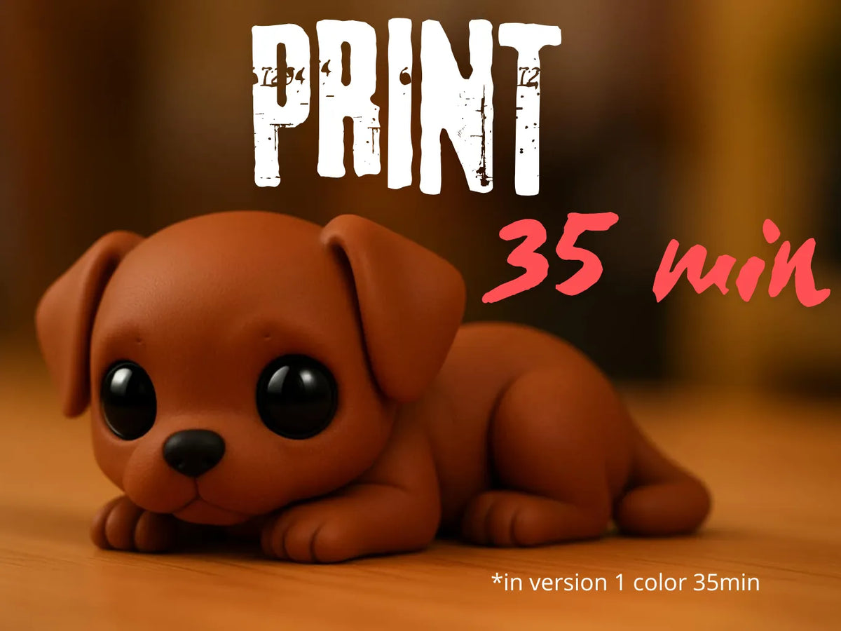 Petit chien adorable – impression 35 min - Geek Print