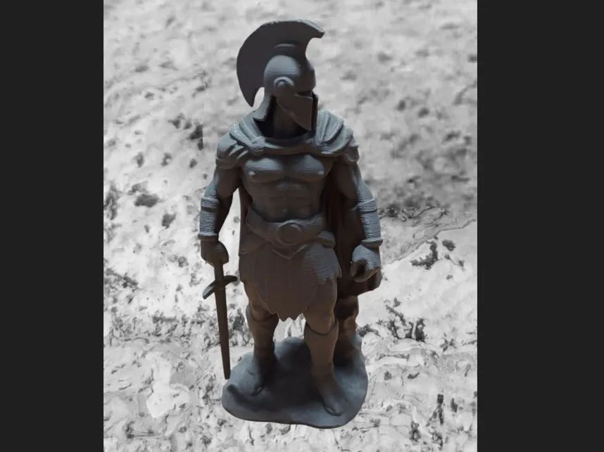 Statue de soldat romain - Art Print