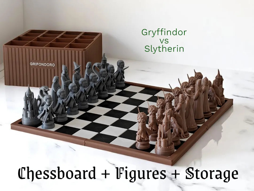 Échiquier Harry Potter – Ensemble complet - Geek Print