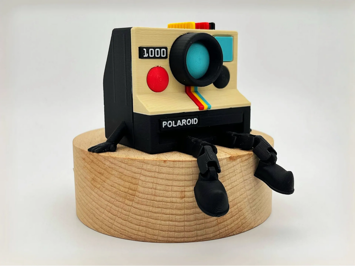Support pour carte SD en forme d'appareil photo Polaroid - Tech Print