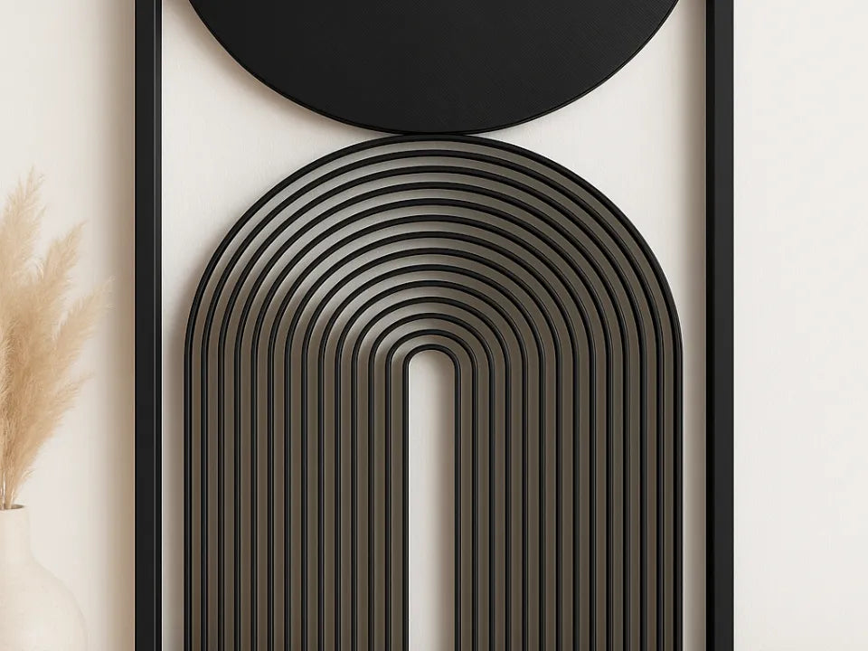 Art bohème en lignes / Art mural - Art Print