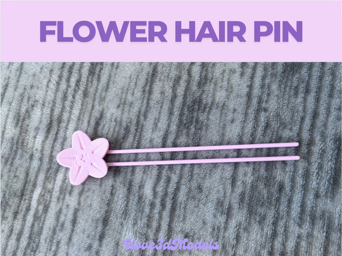 Barrette Fleur - Bijoux Print