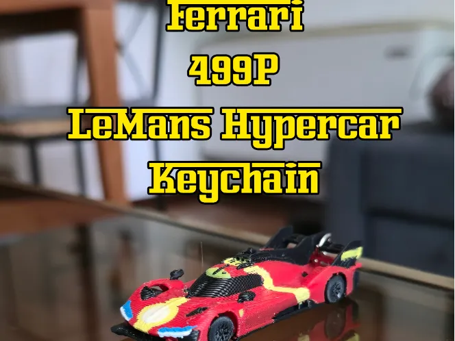 Porte-clés Ferrari 499P (roues fonctionnelles) - Auto Print