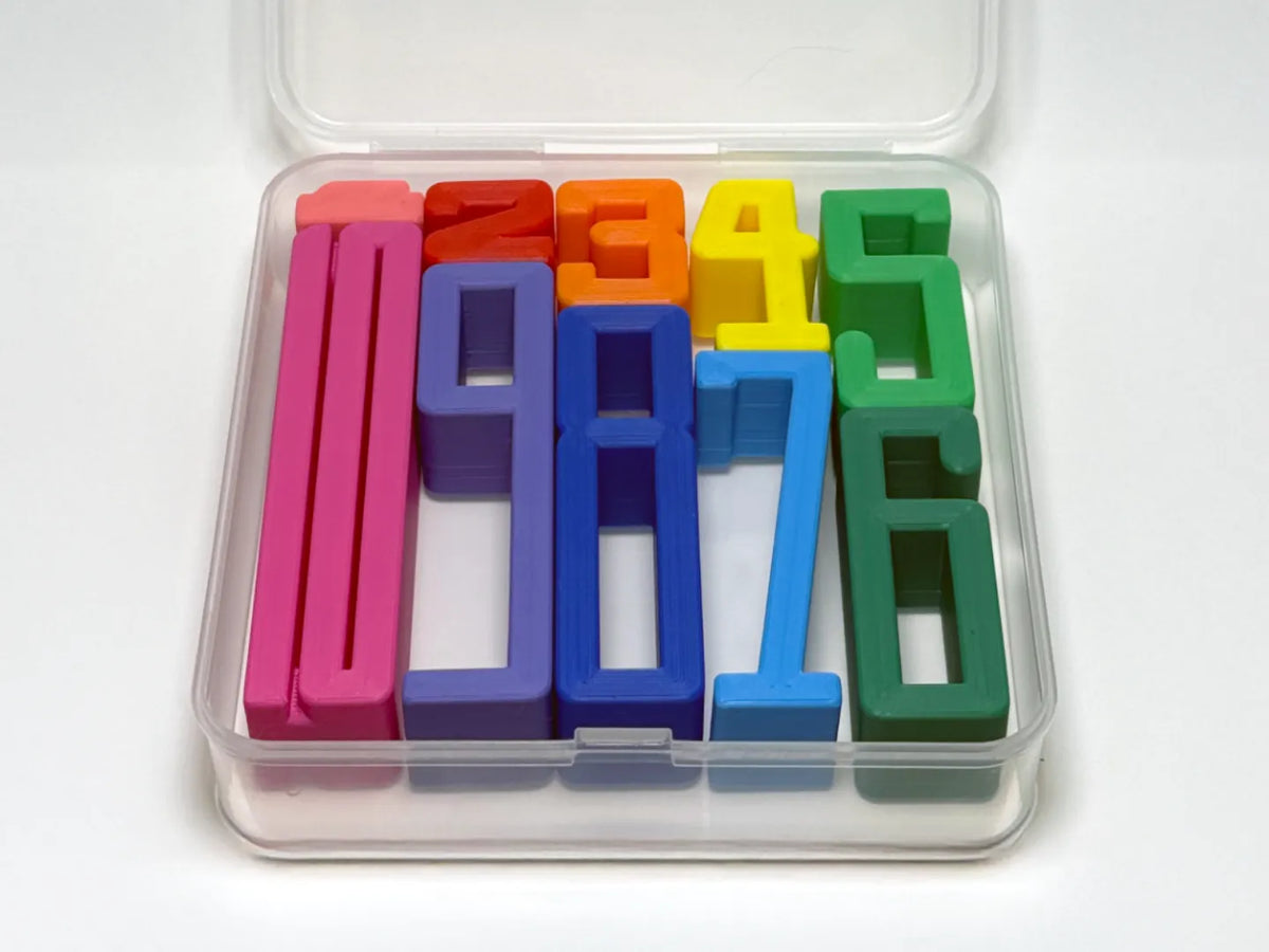 Empilage de nombres - Blocs d'apprentissage mathématiques - Bébé Print