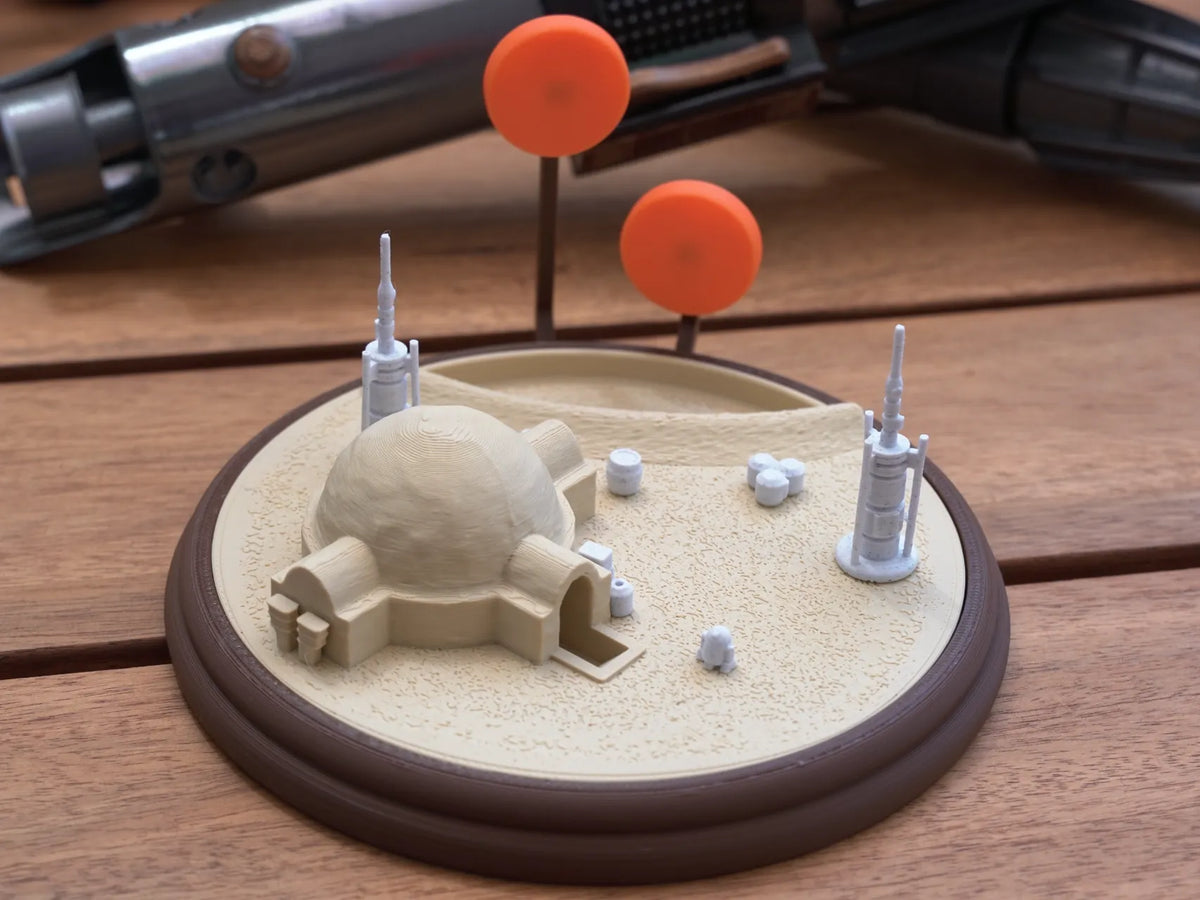Diorama Star Wars - La demeure de Luke sur Tatooine - Geek Print