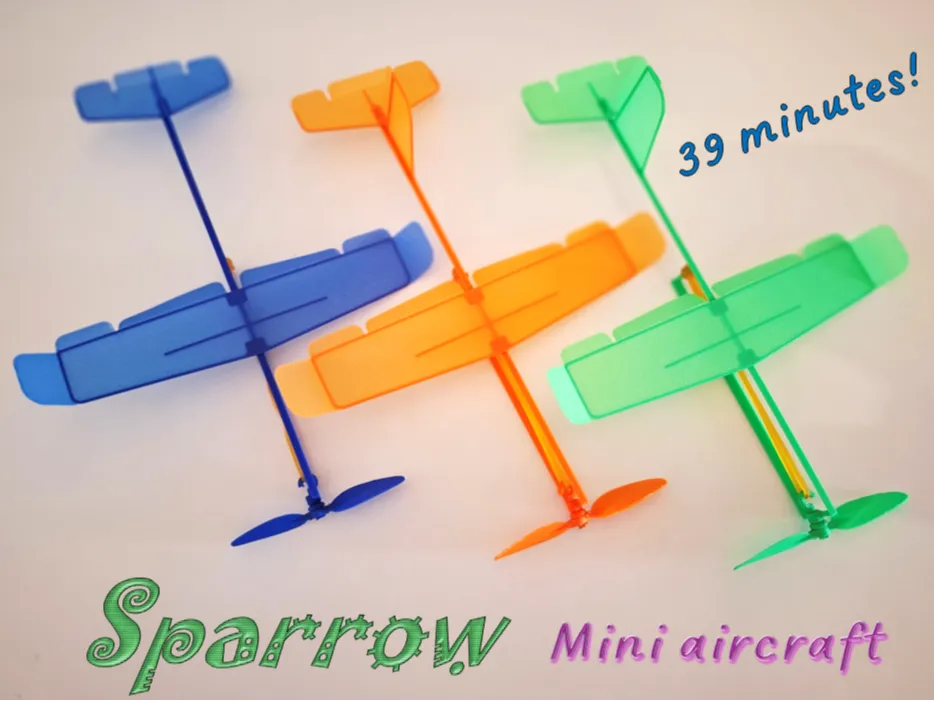 Mini Avion "Moineau" - Maquette Print