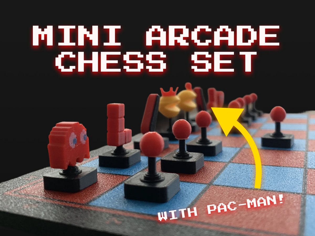 Mini Jeu d'Échecs Arcade - Geek Print