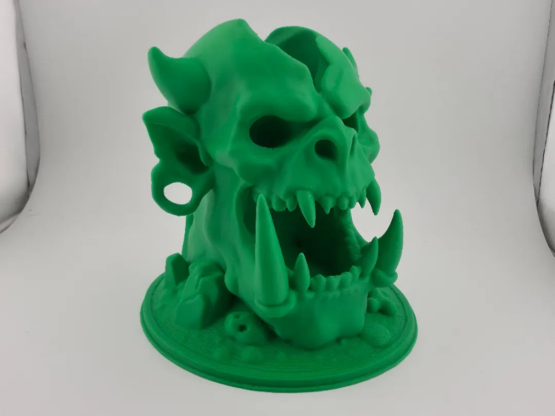 Diorama Tour de Dés Crâne d'Orc jdr donjons dragons - Geek Print