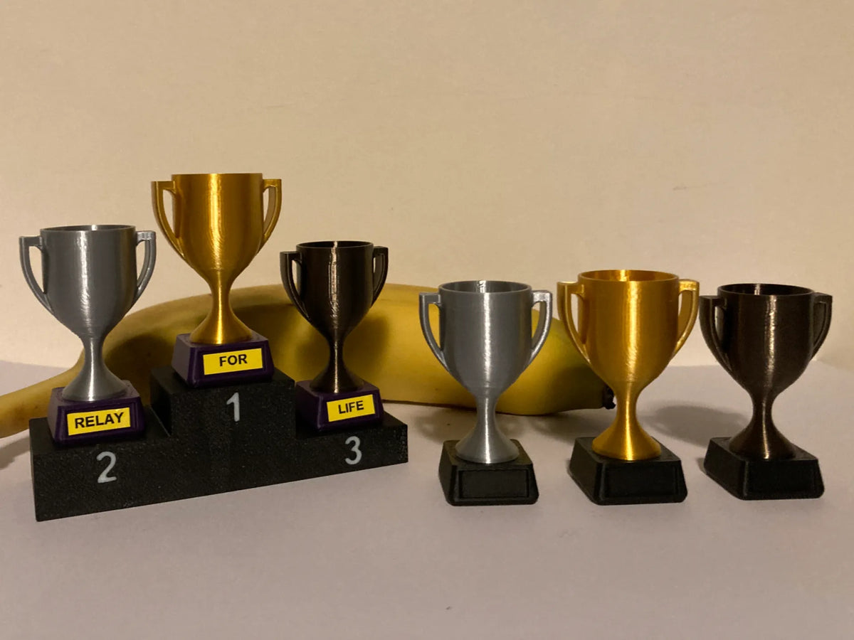 Mini-trophées avec podium - Sport Print