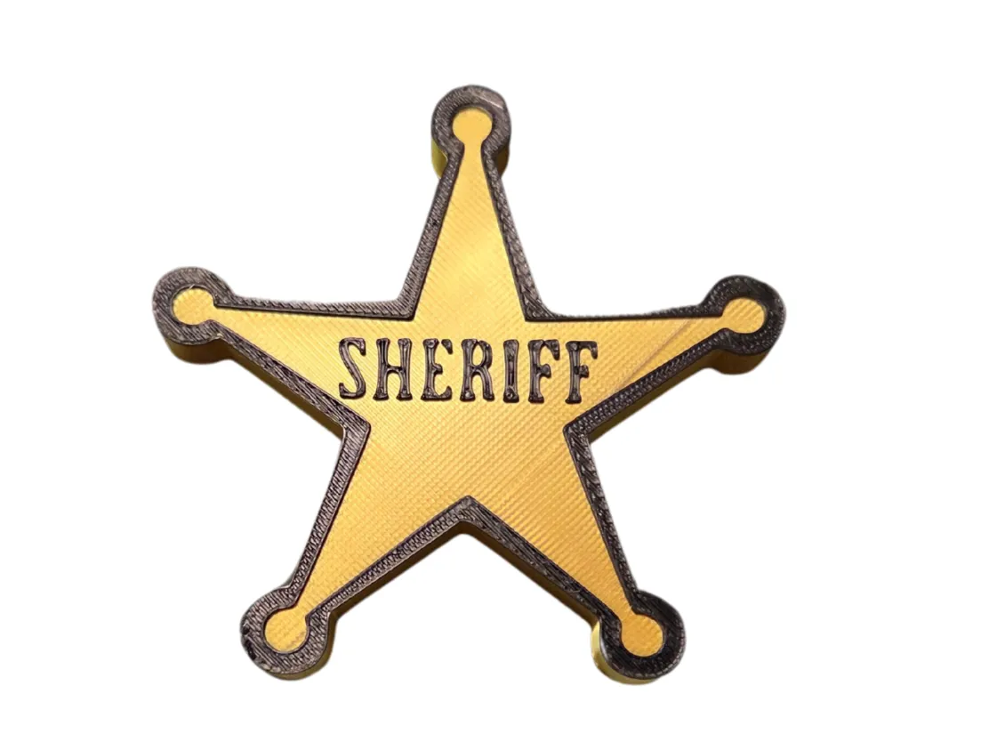 Insigne et boucle de ceinture de shérif de Toy Story (Woody) - Cosplay Print