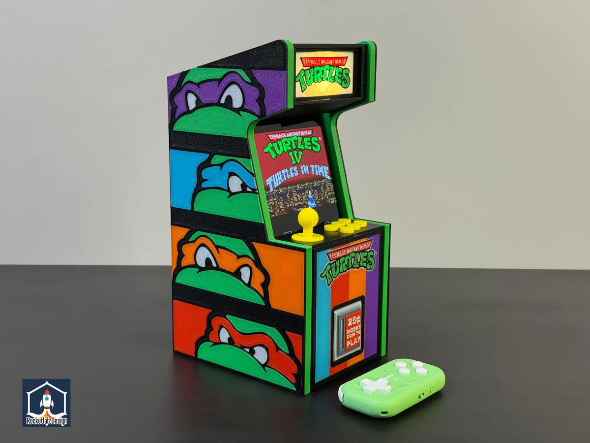 Support Smartphone Rétro pour Jeux d'Arcade - TMNT - Jeux Print