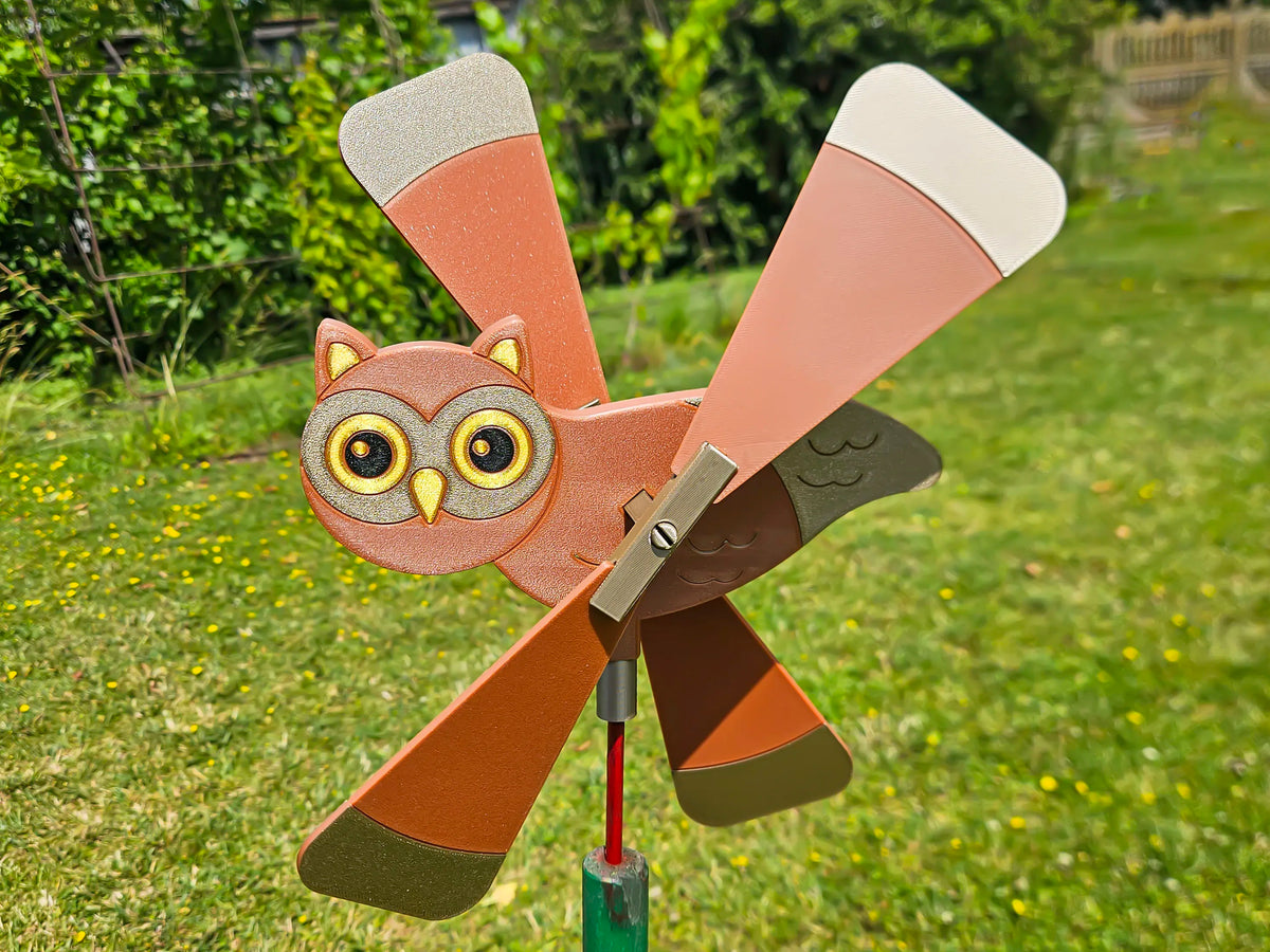 Tourne-vent Hibou – modèle 2 - Art Print