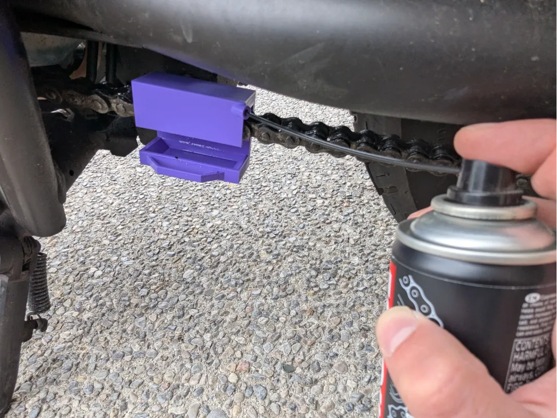 Outil de lubrification de chaîne de moto - Vélo Print