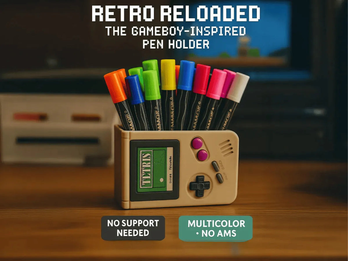 Retro Reloaded – Le porte-stylo console portable - Jeux Print
