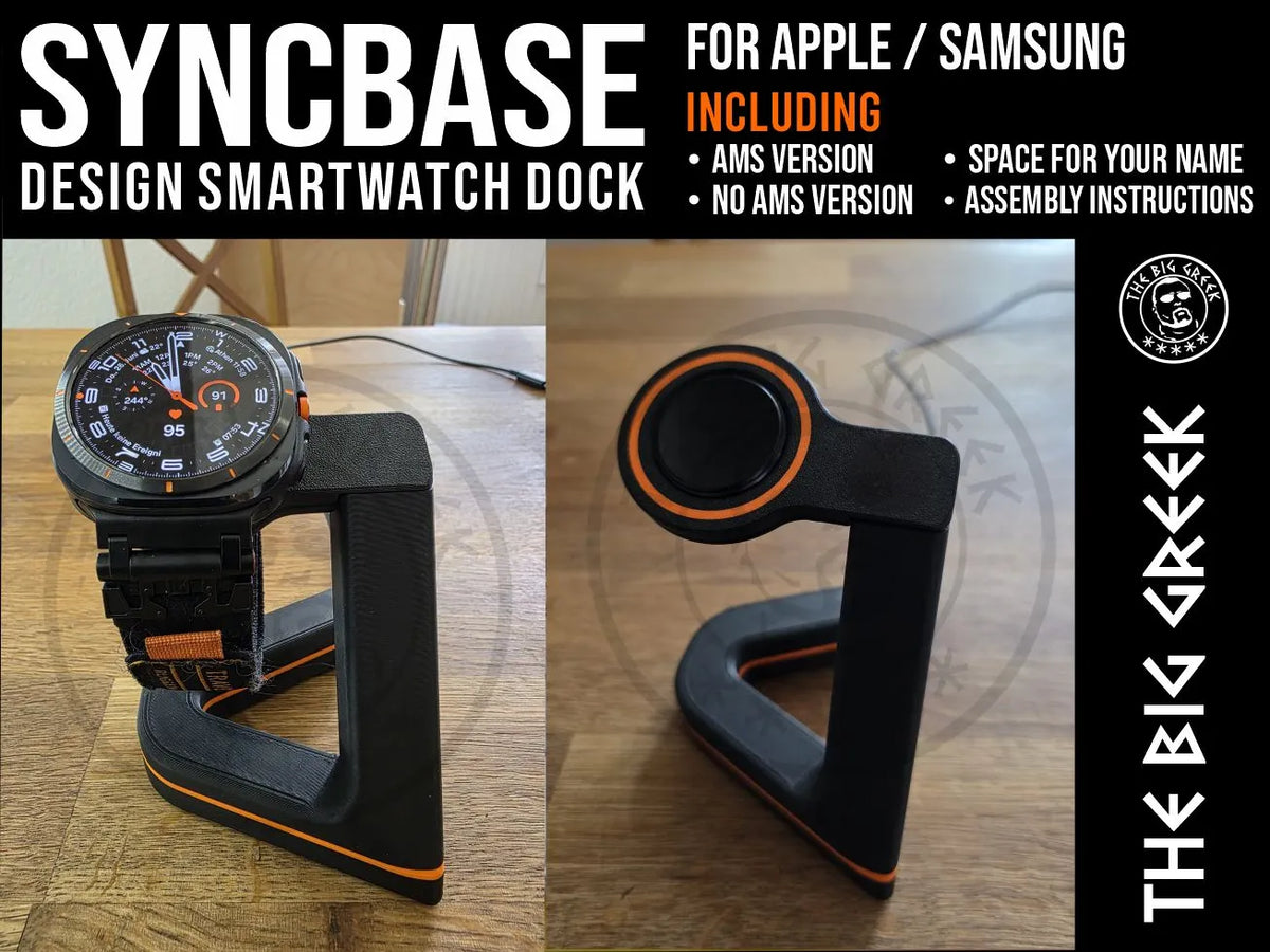 Syncbase – Support de charge pour montres Samsung / Apple - Bijoux Print