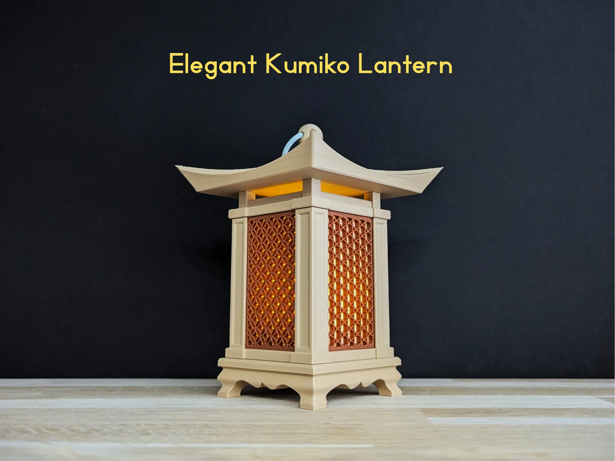Lanterne Kumiko élégante - Outdoor Print
