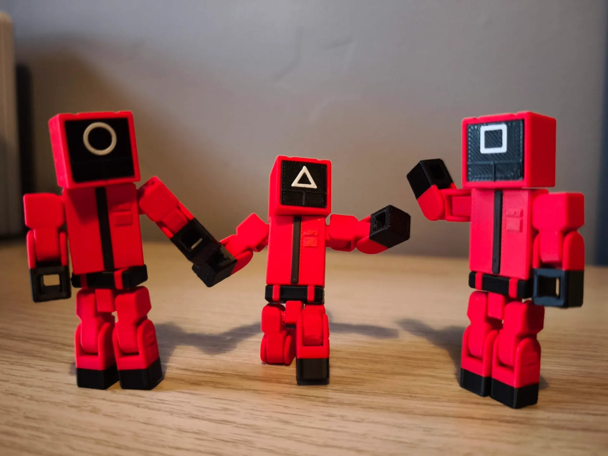 Figurine de garde du jeu de la Calamar - Tous les caches-visages disponibles - Geek Print