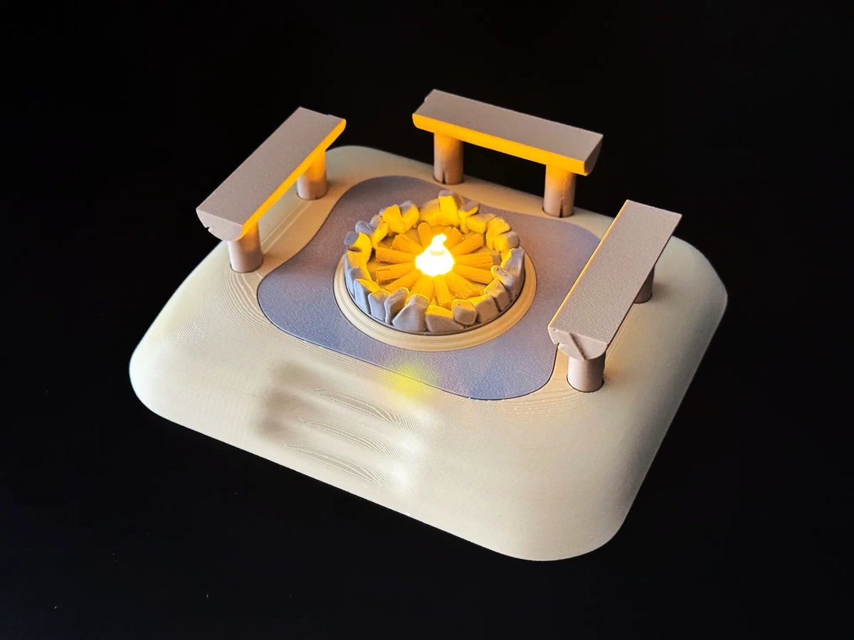 Lampe chauffe-plat LED de camping douillet - Outdoor Print