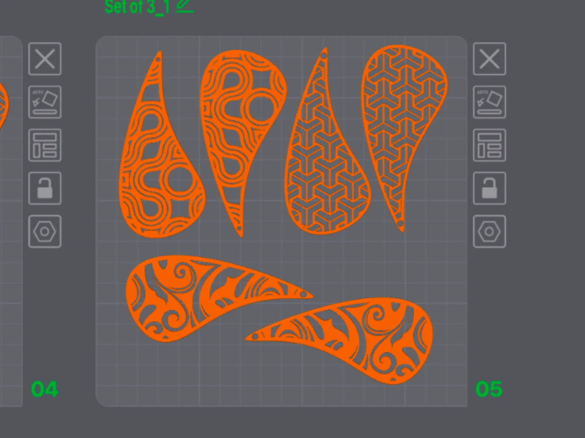 Boucles d'oreilles – modèle 2 - Bijoux Print
