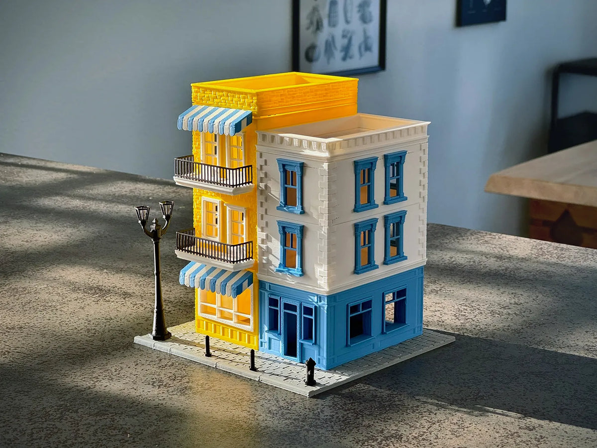 Pocket City – Organiseur de bureau et diorama modulaire - Art Print
