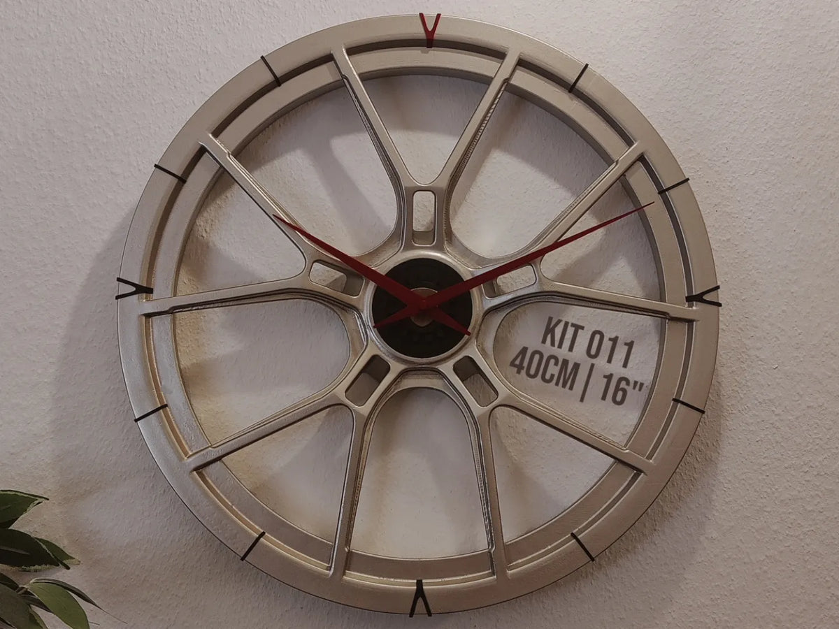 Horloge murale jante « GT » - Auto Print